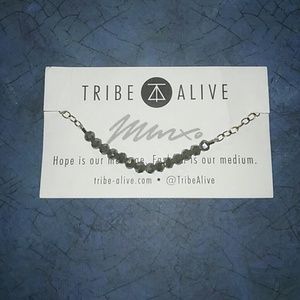 Glass Crystal Bead Bracelet by Tribe Alive